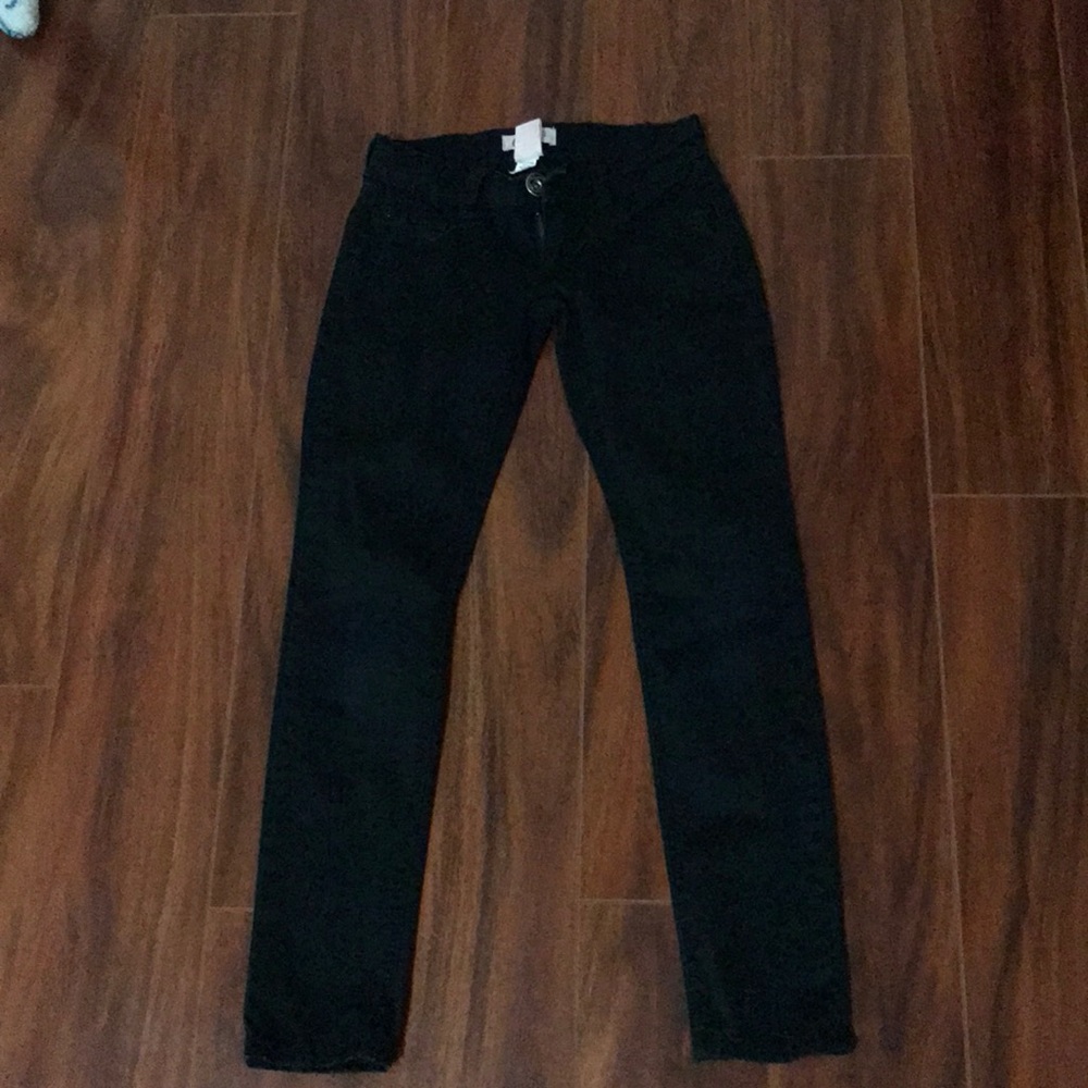 Deep black kids jeans